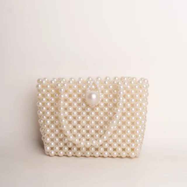 Lustrous Pearl Evening Clutch