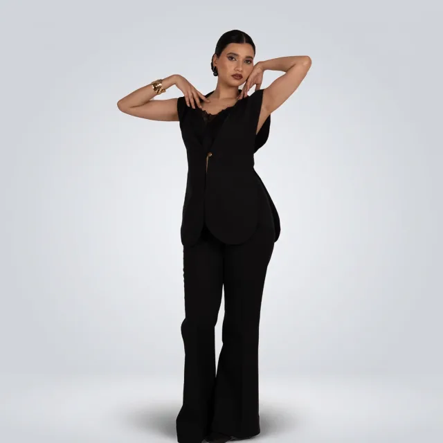 Obsidian Vest & Trouser Set