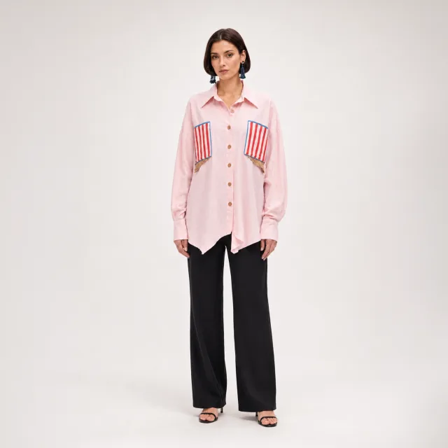 The Blush Hour Shirt | Blush Pink Shirt for Women