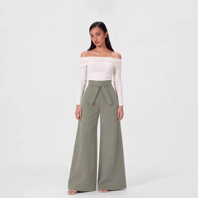 The Verdant Wide-Leg Trouser