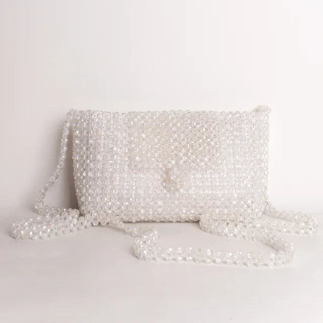 Radiant Beaded Evening Clutch