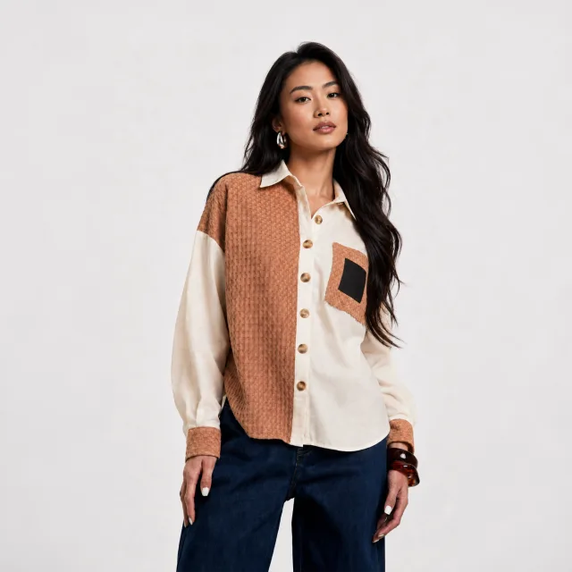 The Waffle Wednesday Shirt | Textured Cotton Shirt