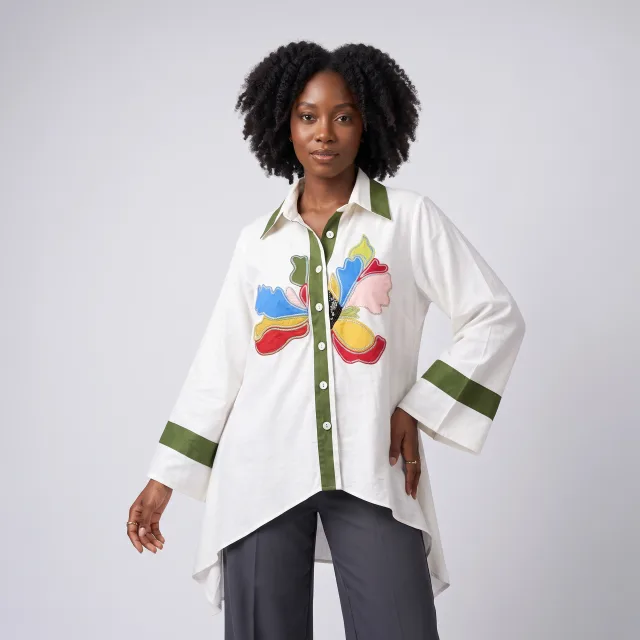 The Bloomline Embroidered Shirt