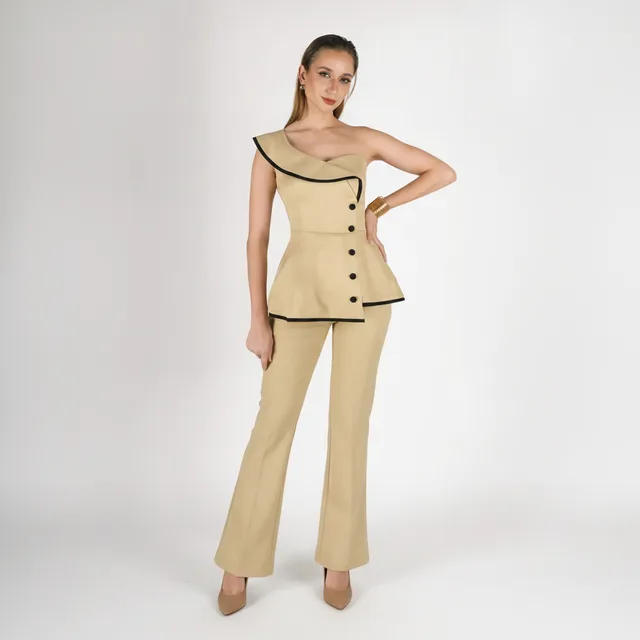 Seraphina Asymmetric Peplum Set