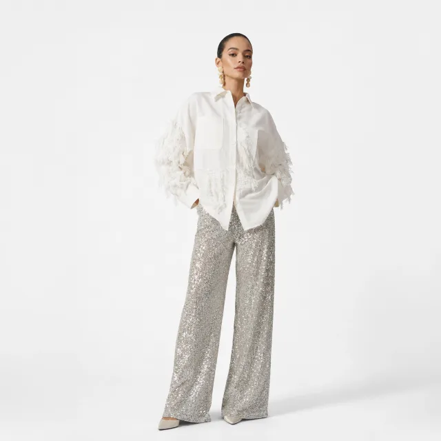 Colour of the Year Shirt Cloud Dancer Statement Shirt